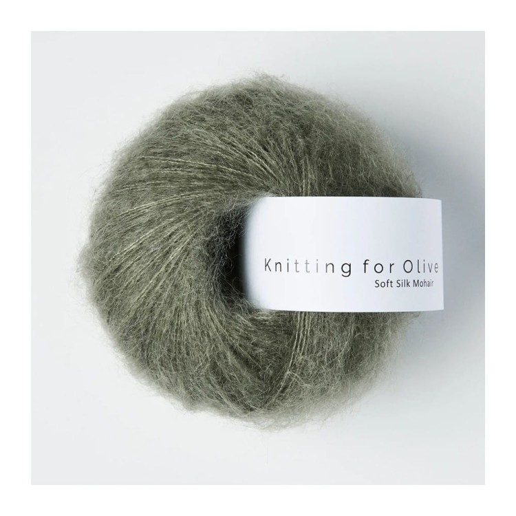 Włóczka Soft Silk Mohair Dusty Sea Green (Knitting for Olive)