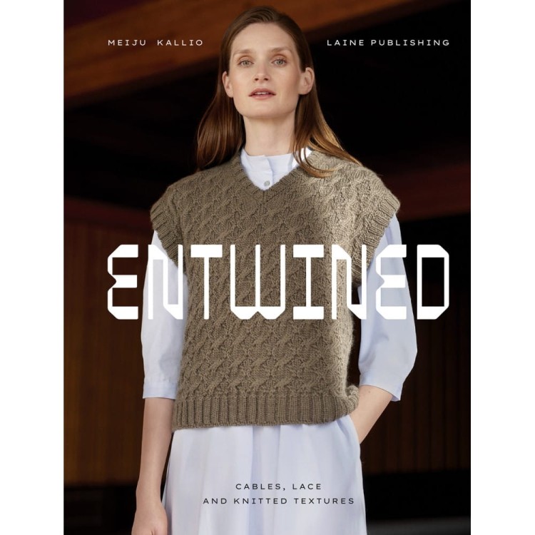 Książka Entwined: Cables, Lace and Knitted Textures, Meiju Kallio (Laine Publishing)