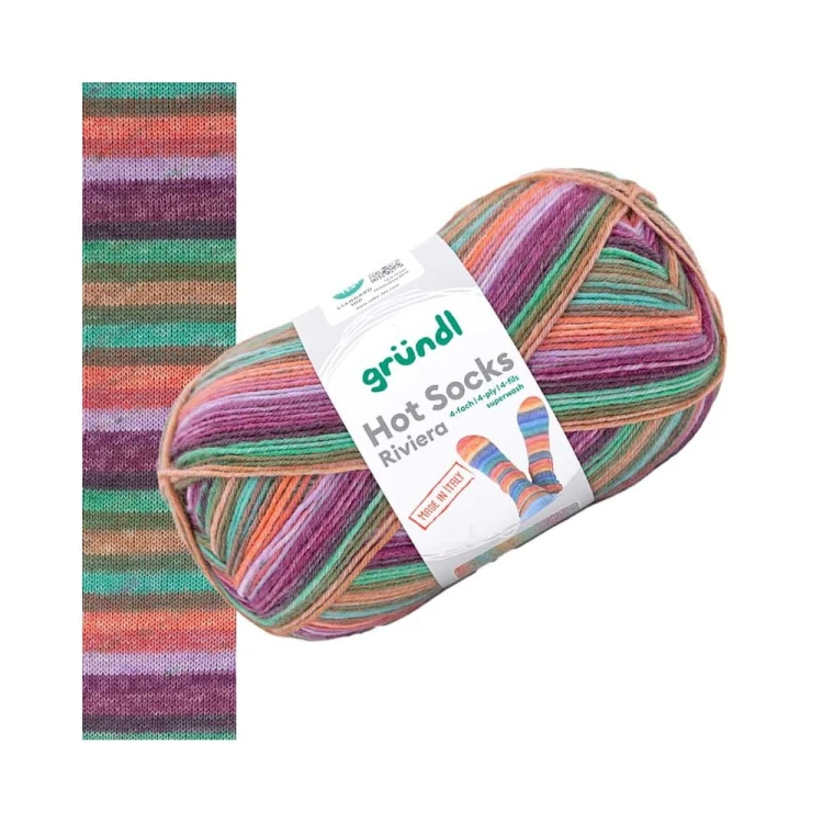 Włóczka Hot Socks Riviera 03 (Gründl)