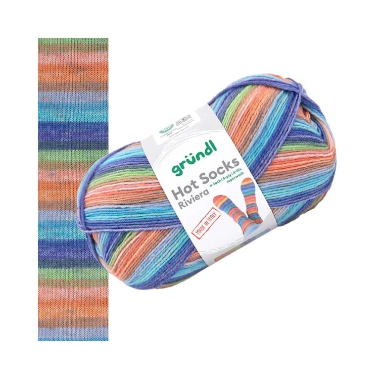 Włóczka Hot Socks Riviera 06 (Gründl)