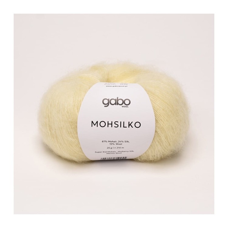 Włóczka Mohsilko 4119 Sorbet cytrynowy (Gabo Wool)