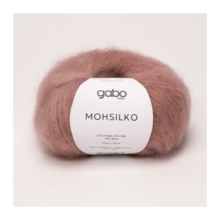 Włóczka Mohsilko 4591 Pudrowy róż (Gabo Wool)
