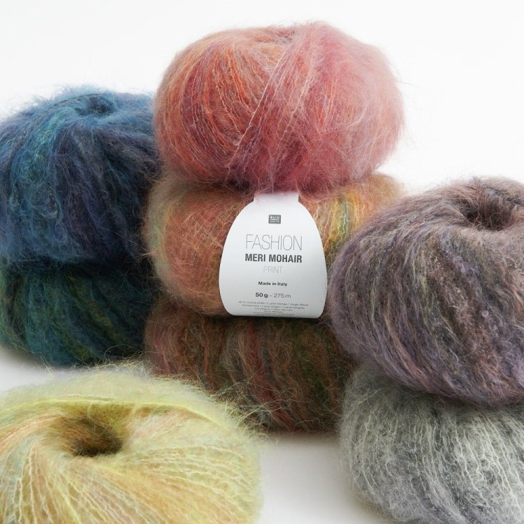Włóczka Fashion Meri Mohair Print 007 (Rico Design)