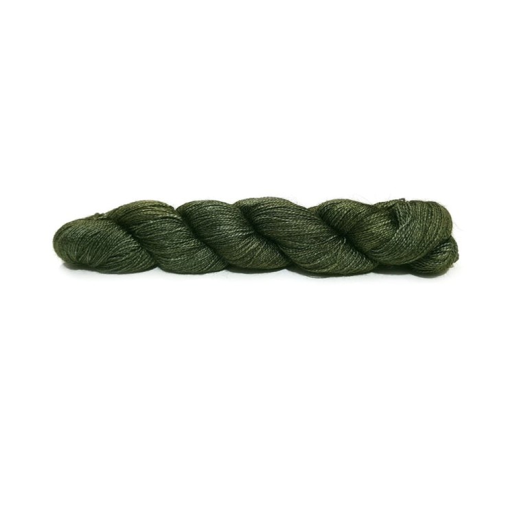 Włóczka Silkpaca Lace Olive 056 (Malabrigo)