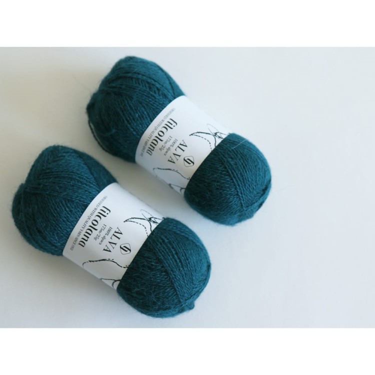 Włóczka Alva 385 Gasoline (Filcolana)