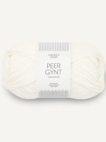 Przejdź do produktu Włóczka Peer Gynt 1001 (Sandnes Garn)