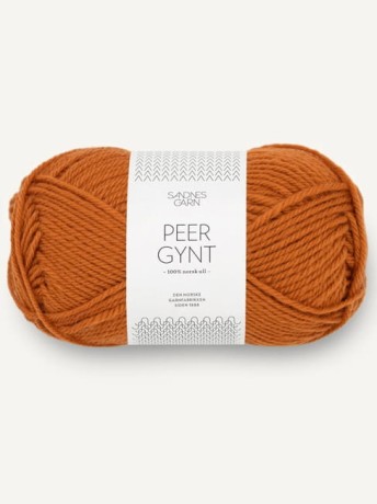 Przejdź do produktu Włóczka Peer Gynt 2745 Cognac (Sandnes Garn)
