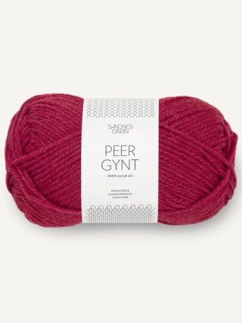 Przejdź do produktu Włóczka Peer Gynt 4255 Rumba Red (Sandnes Garn)