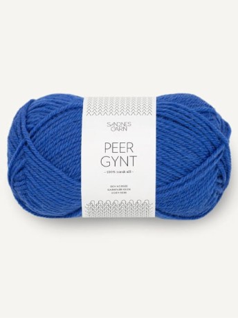 Przejdź do produktu Włóczka Peer Gynt 5845 Dazzling Blue (Sandnes Garn)