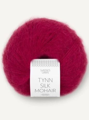 Przejdź do produktu Włóczka Tynn Silk Mohair 4255 Rumba Red (Sandnes Garn)