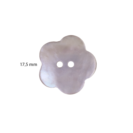 Przejdź do produktu Guzik z masy perłowej kwiatek 187 17,5 mm