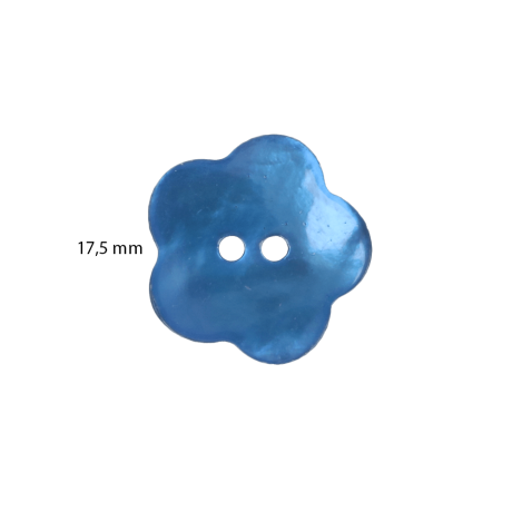 Przejdź do produktu Guzik z masy perłowej kwiatek 215 17,5 mm