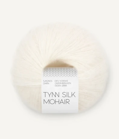 Przejdź do produktu Włóczka Tynn Silk Mohair 1001 (Sandnes Garn)