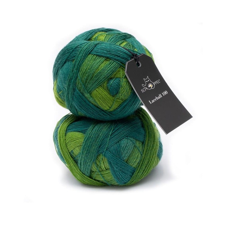 Włóczka Lace Ball 100 Evergreen 2168 (Schoppel)