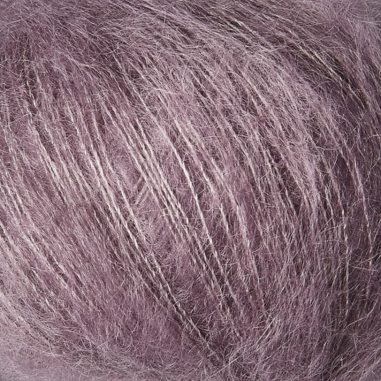 Soft Silk Mohair Knitting for Olive kolor liliowy – moher z jedwabiem 25 g 225 m