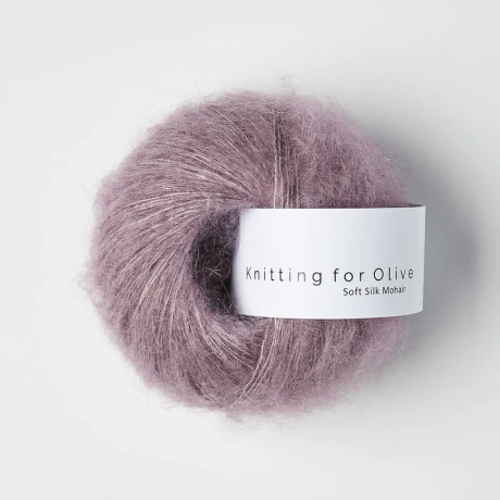 Przejdź do produktu Włóczka Soft Silk Mohair Artichoke Purple Knitting for Olive