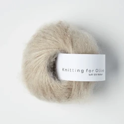 Włóczka Soft Silk Mohair Oatmeal (Knitting for Olive)