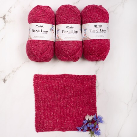 Przejdź do produktu Włóczka Fior di Lino Anemone Pink)(mYak)