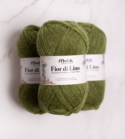 Przejdź do produktu Włóczka Fior di Lino Cactus Juice (mYak)