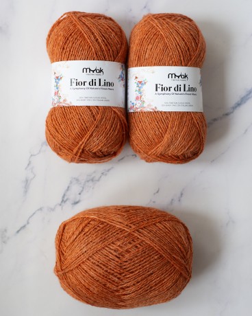 Przejdź do produktu Włóczka Fior di Lino Clementine (mYak)