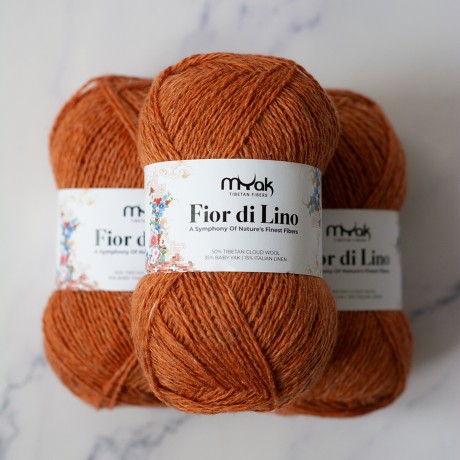 Przejdź do produktu Włóczka Fior di Lino Clementine (mYak)