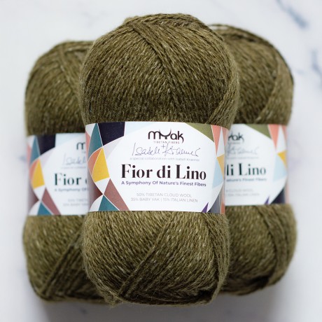 Przejdź do produktu Włóczka Fior di Lino Oliver (mYak)