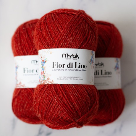 Przejdź do produktu Włóczka Fior di Lino Red Barn (mYak)