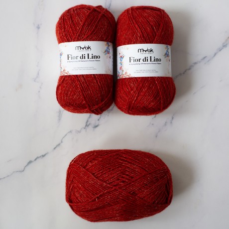 Przejdź do produktu Włóczka Fior di Lino Red Barn (mYak)