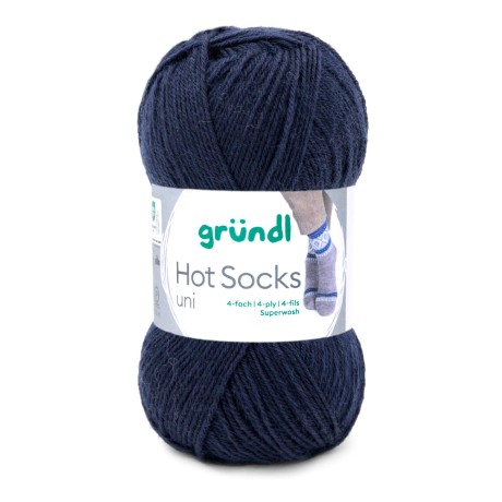 Przejdź do produktu Włóczka Hot Socks Uni 50 - 15 (Gründl)