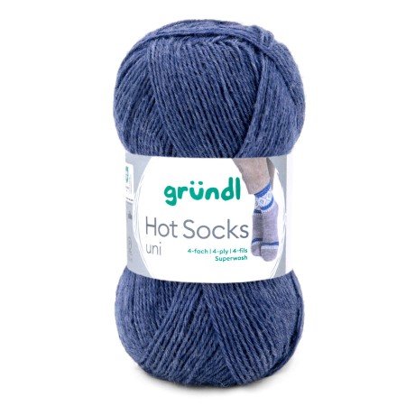 Przejdź do produktu Włóczka Hot Socks Uni 50 - 59 (Gründl)