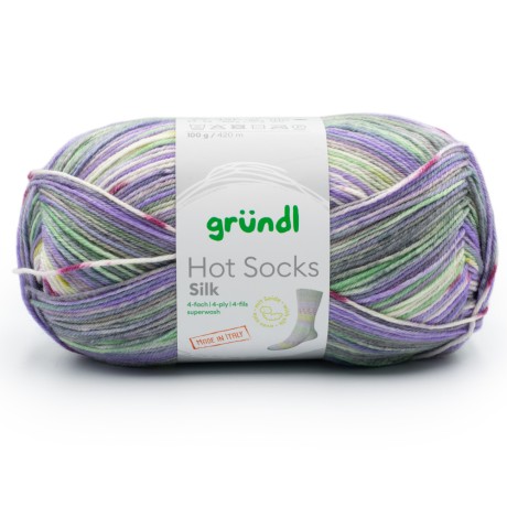 Przejdź do produktu Włóczka Hot Socks Silk 01 (Grundl)