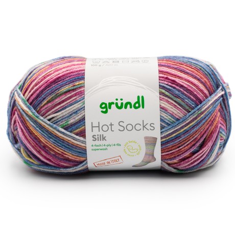 Przejdź do produktu Włóczka Hot Socks Silk 02 (Grundl)