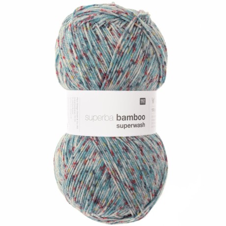 Przejdź do produktu Włóczka Superba Bamboo Confetti Blue 030 (Rico Design)