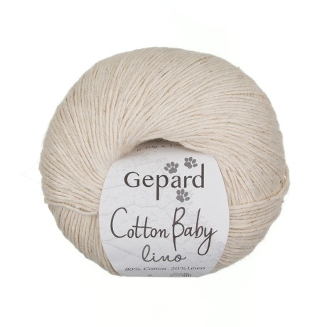 Przejdź do produktu Włóczka Cotton Baby Lino 102 (Gepard)