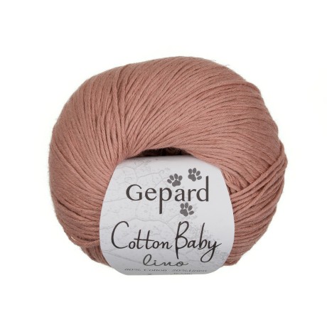 Przejdź do produktu Włóczka Cotton Baby Lino 410 (Gepard)