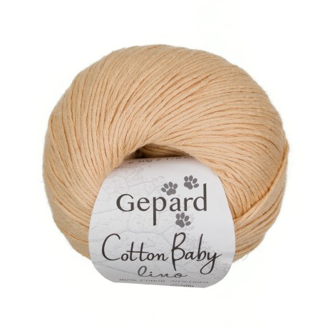 Przejdź do produktu Włóczka Cotton Baby Lino 110 (Gepard)