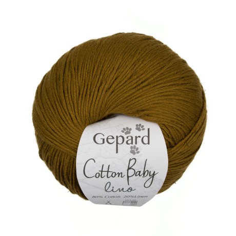 Przejdź do produktu Włóczka Cotton Baby Lino 128 (Gepard)