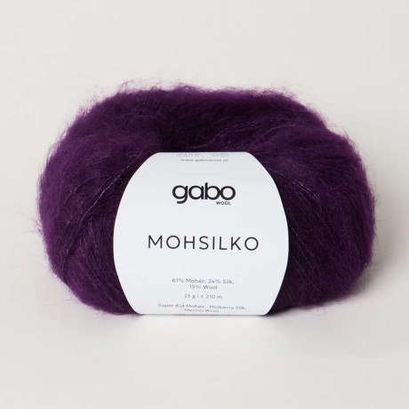 Przejdź do produktu Włóczka Mohsilko 4713 Bakłażan (Gabo Wool)