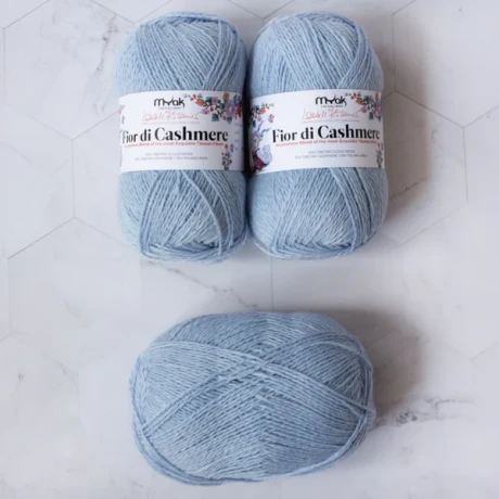 Przejdź do produktu Włóczka Fior di Cashmere Faded Denim (mYak)