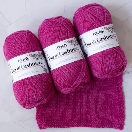 Przejdź do produktu Włóczka Fior di Cashmere Flushed Cheeks (mYak)