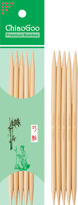Przejdź do produktu Druty skarpetkowe bambusowe 20 cm Natural (ChiaoGoo)