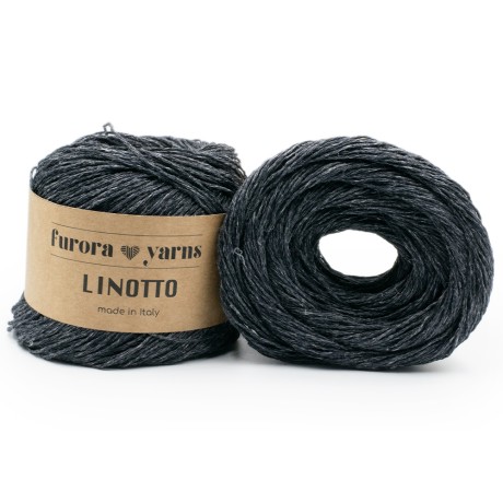 Przejdź do produktu Włóczka Linotto Antracyt (Furora Yarns)