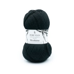 Włóczka Peruvian 102 Black (Filcolana)