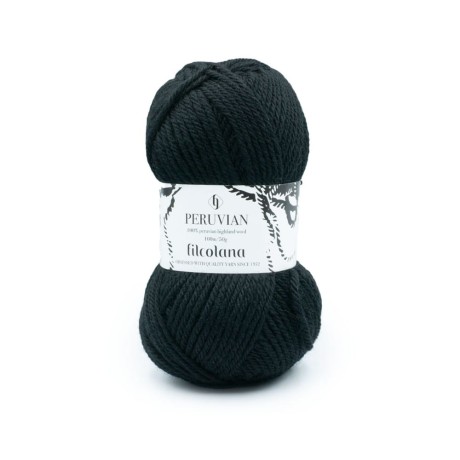 Przejdź do produktu Włóczka Peruvian 102 Black (Filcolana)