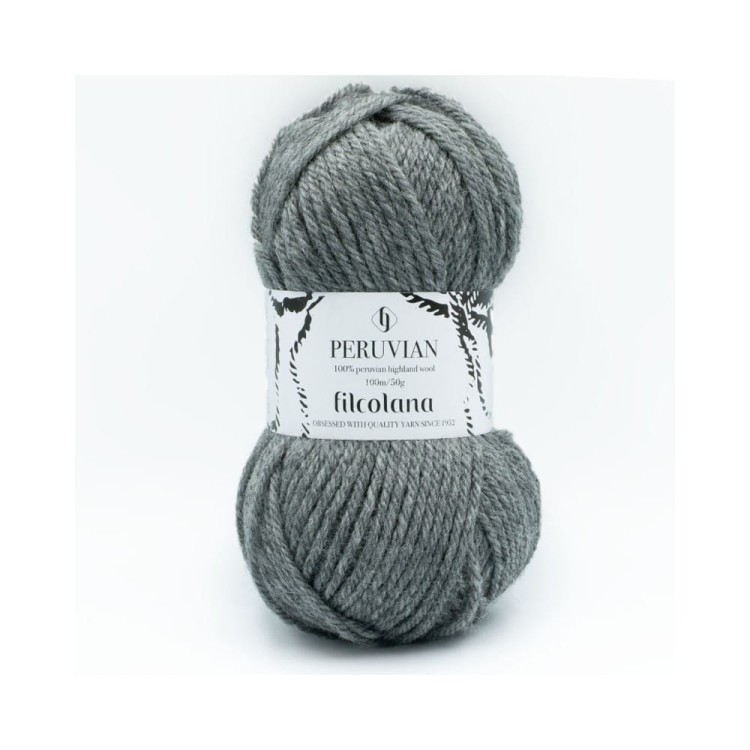 Włóczka Peruvian 955 Medium Grey (Filcolana)