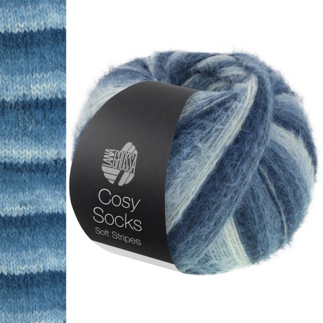 Przejdź do produktu Włóczka Cosy Socks Stripes 106 (Lana Grossa)