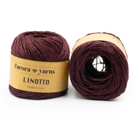 Przejdź do produktu Włóczka Linotto Burgund (Furora Yarns)