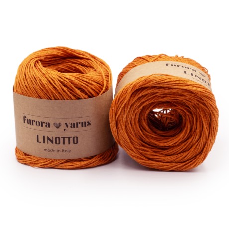 Przejdź do produktu Włóczka Linotto Pomarańcza (Furora Yarns)