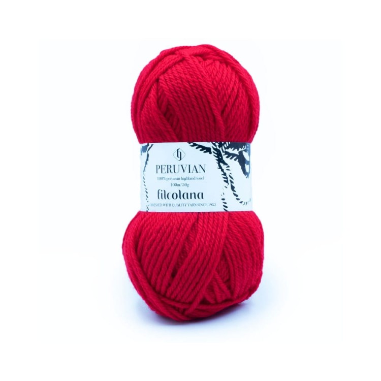 Włóczka Peruvian 218 Chinese Red (Filcolana)