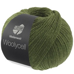 meilenweit 100 woolycell uni ana grossa 017 oliwkowy